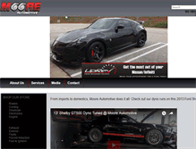 Tablet Screenshot of mooreautomotive.rpmware.com